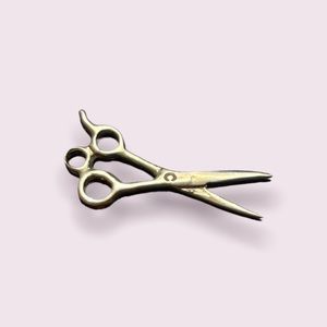 14kt solid Gold scissors charm